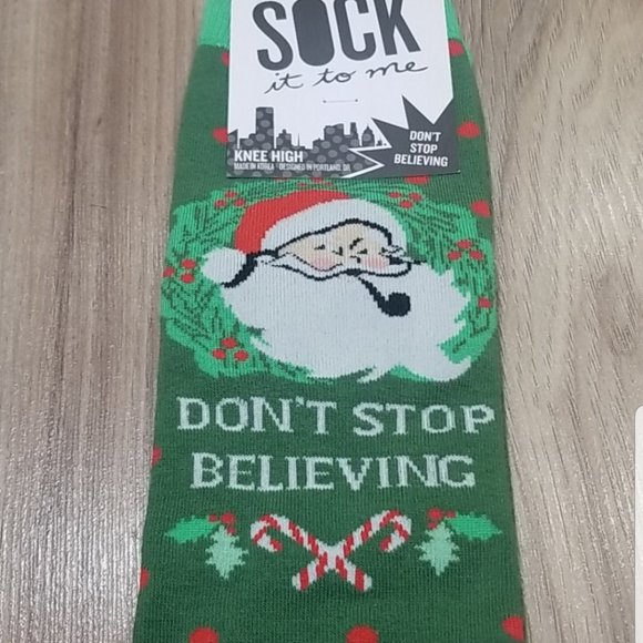 NWT Christmas Knee High socks - Picture 3 of 3